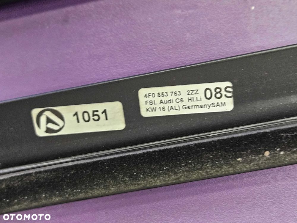 Listwa Listwy Zgarniajace Szyb Szyby Chrom Chromowane AUDI A6 C6 Sedan Kombi - 34