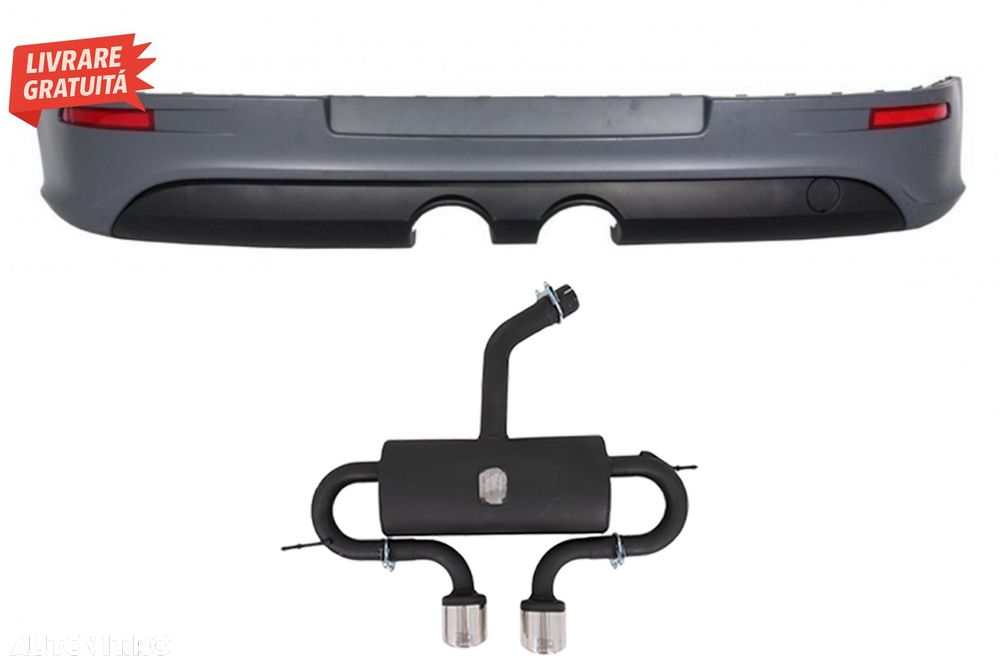 Prelungire Bara Spate cu Sistem de evacuare Catback VW Golf 5 V (2003-2007) R32 Lo- livrare gratuita - 1