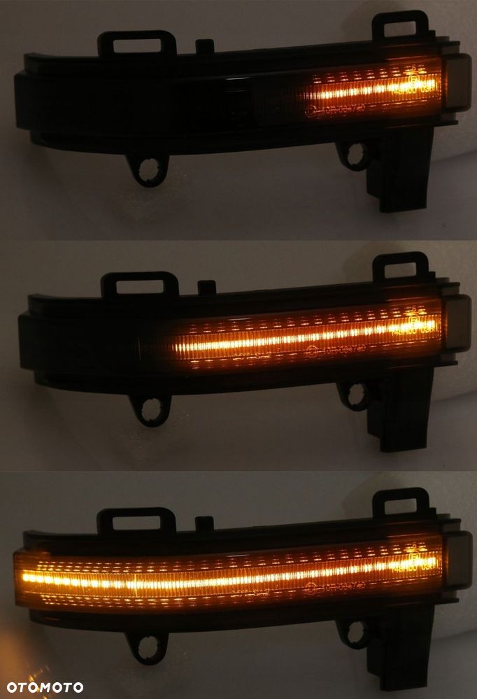 Kierunkowskaz Migacz Lusterko Led Tuning Black VW Crafter II 2 Man TGE 7c - 5