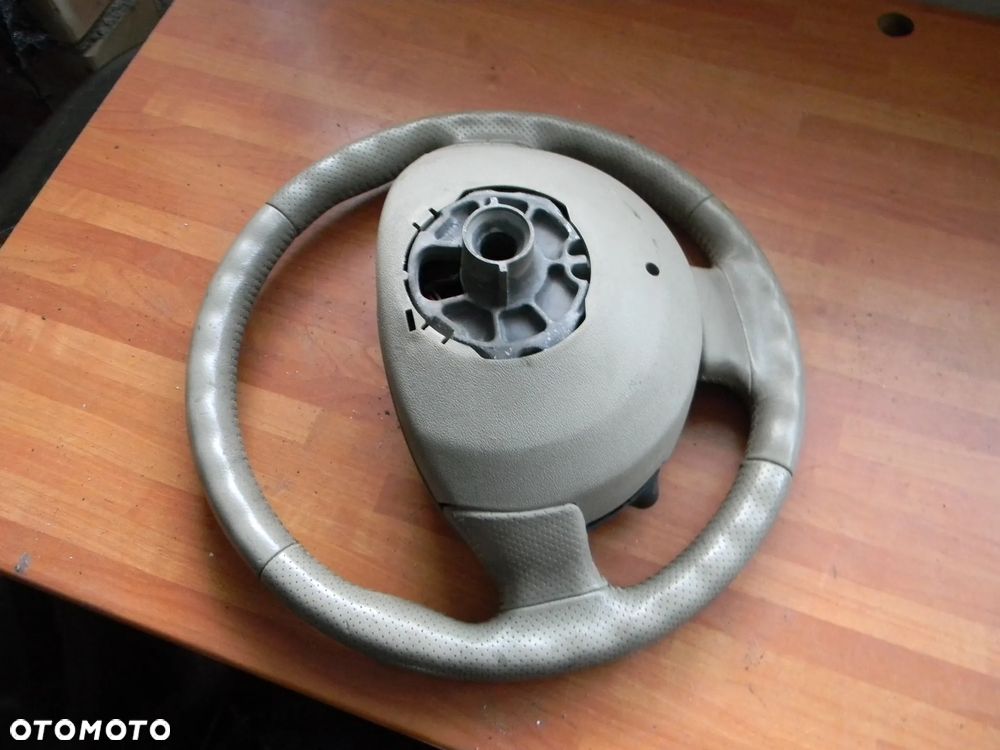 kierownica skórzana skóra RENAULT CLIO MODUS SCENIC MEGANE TRAFIC VIVARO MASTER - 9