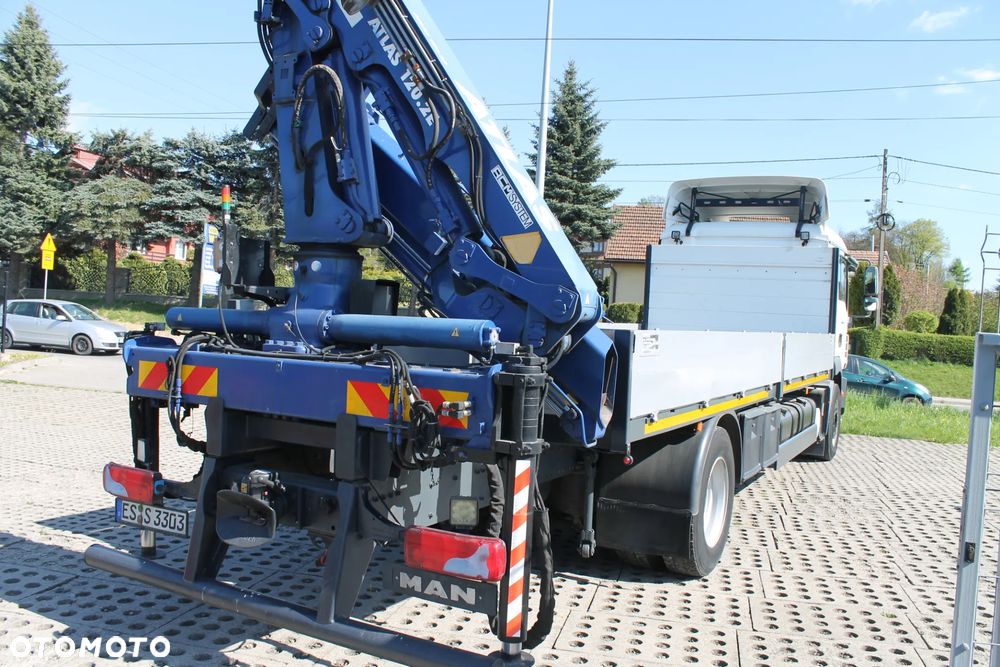 MAN TGM 18.290 paka 6,6m dzwig atlas 120,2E pilot - 11