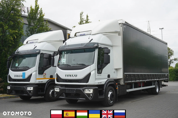 Iveco Eurocargo ML 160E28 E6 Glob / Firanka 21 europalet / 2 identyczne pojazdy