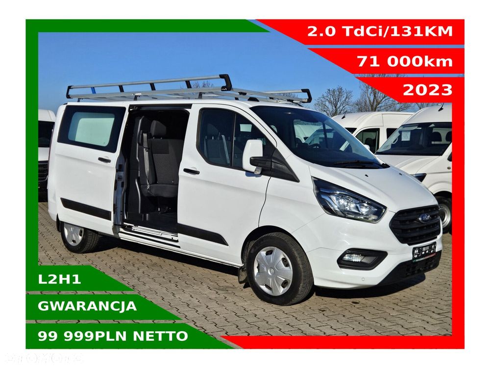 Ford transit-custom L2H1 *99999zł NETTO* Brygadówka 6 osób 2.0TdCi/131KM - 1