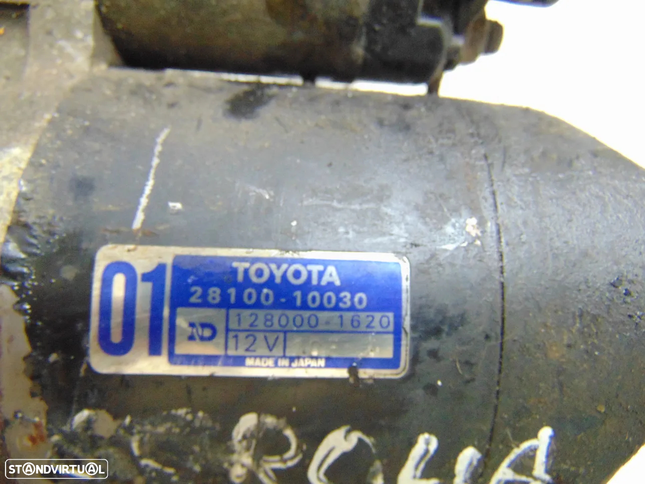 Toyota Corolla DX motor arranque/Alternador - 4