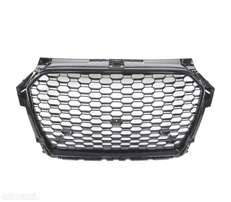 GRELHA FRONTAL AUDI A1 15-18 LOOK RS - 4