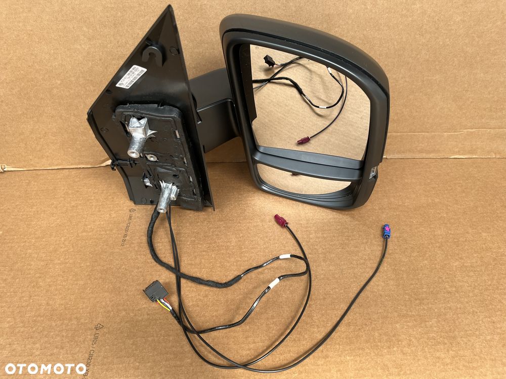 LUSTERKO VW CRAFTER II 7C0 MAN TGE 6PIN PRAWE 7CB857388BB DŁUGIE PLANDEKA 2 ANTENY - 4