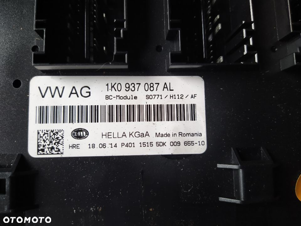 Moduł komfortu VW skoda 1K0937087AL - 1