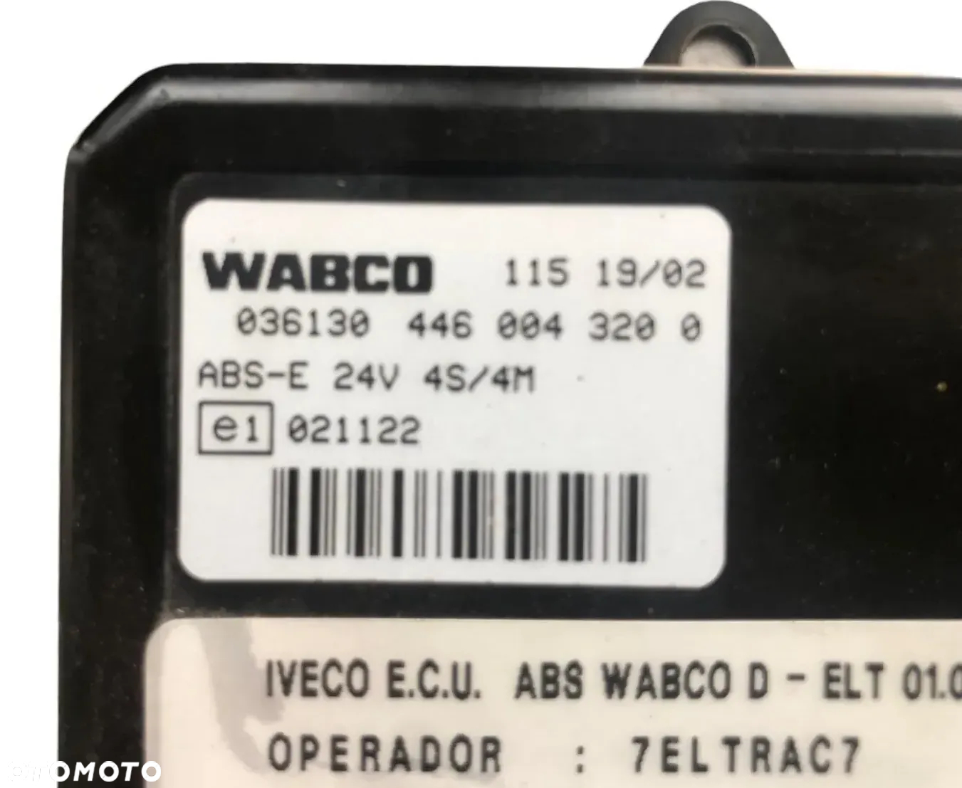 MODUŁ STEROWNIK KOMPUTER ABS IVECO 4460043200 - 2