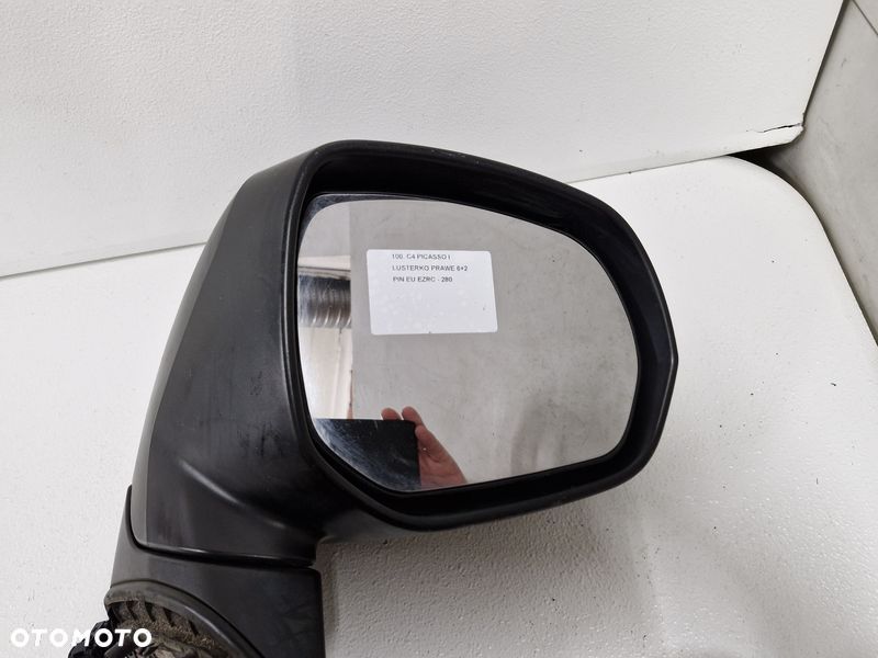 citroen c4 picasso 1 i lusterko drzwi prawe 6+2 pin eu ezrc - 9