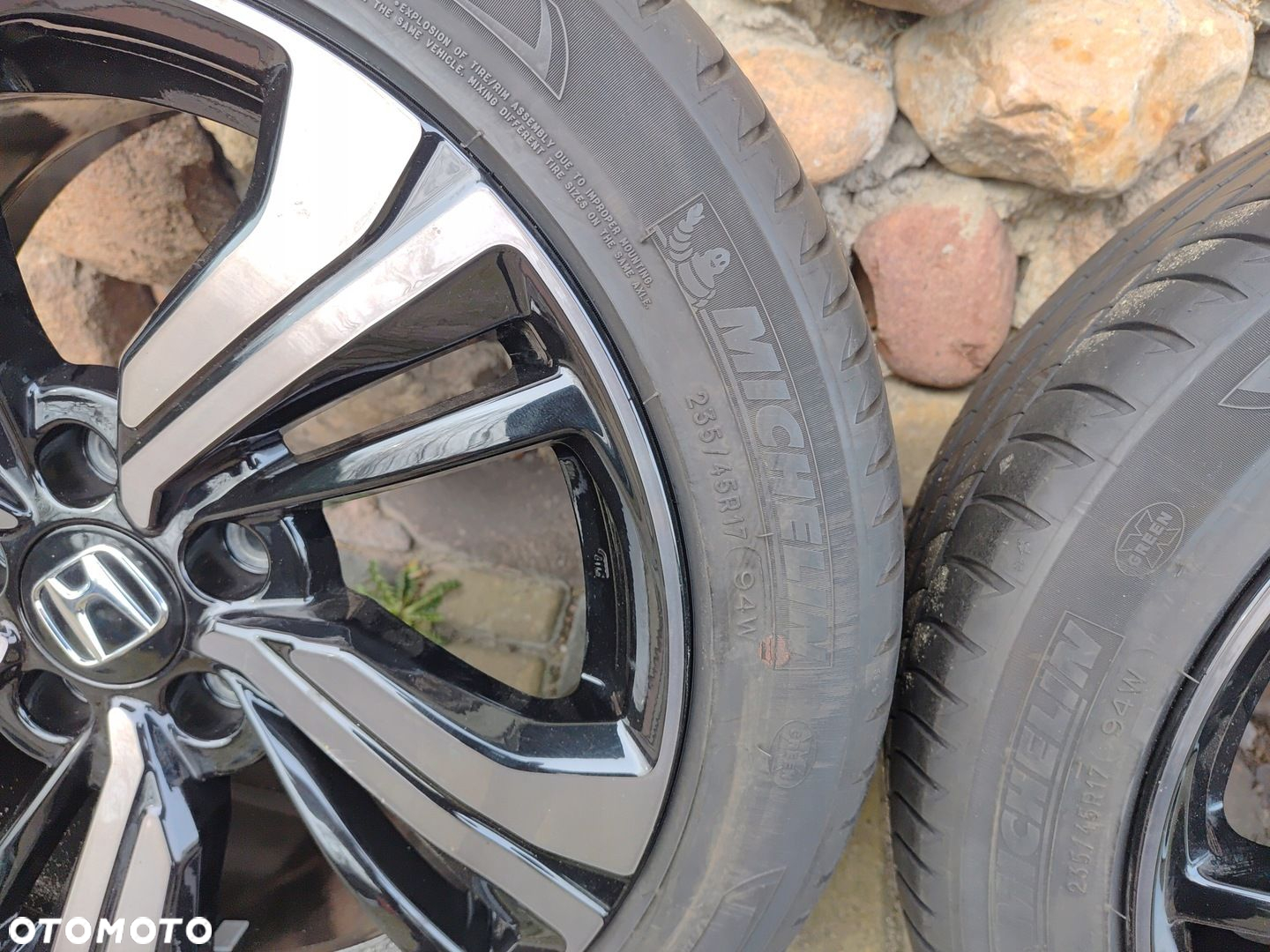 HONDA CIVIC X FELGA FELGI ALUMINIOWA Z OPONAMI 17080A 17" 5x114.3 ET 50 - 6
