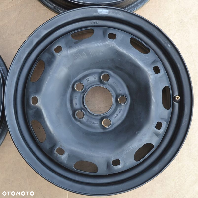 FELGI STALOWE OEM VW SKODA SEAT 5x100 5J14 ET 35 x4szt F-522 - 3
