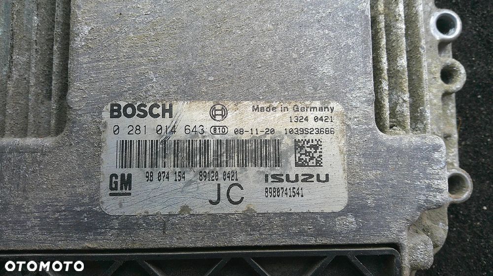 OPEL ASTRA 3 H 1.7 CDTI IMMO ZESTAW STARTOWY 8980741541 - 4