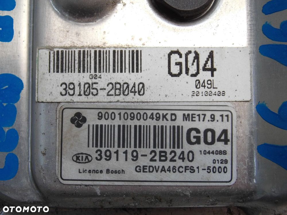 KOMPUTER STEROWNIK SILNIKA KIA CEED I LIFT 1.6 16V G4FC ORYGINAŁ - 3