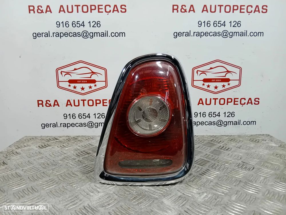 Farolins Trás Traseiro Direito ARO PRETO Mini Cooper R56 Pré LCI Originais - 6
