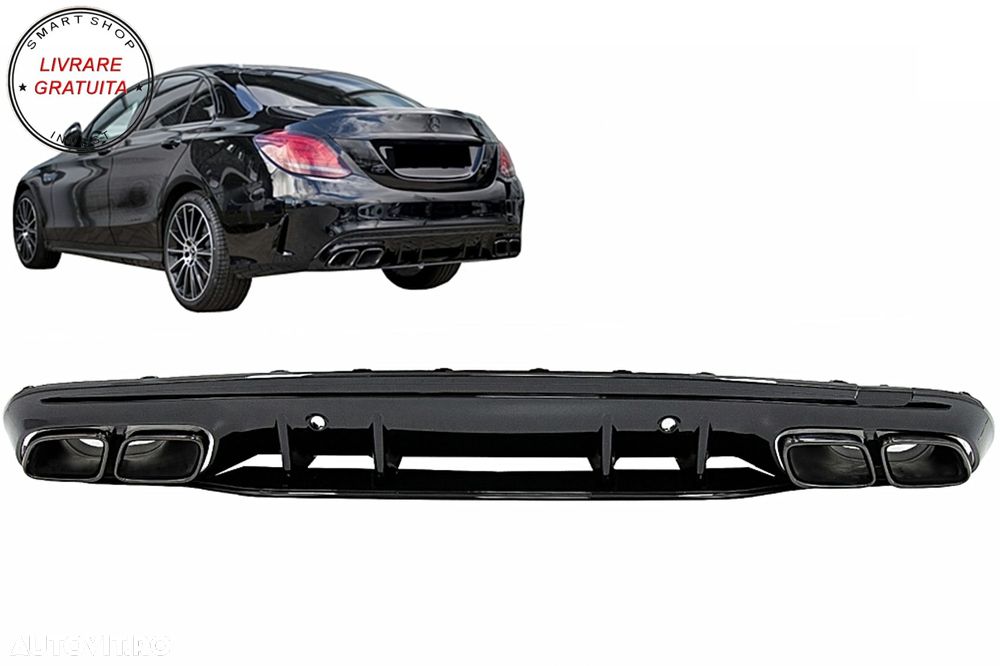 Difuzor cu Ornamente de evacuare Mercedes C-Class W205 S205 (2014-2020) C63S Desig- livrare gratuita - 19