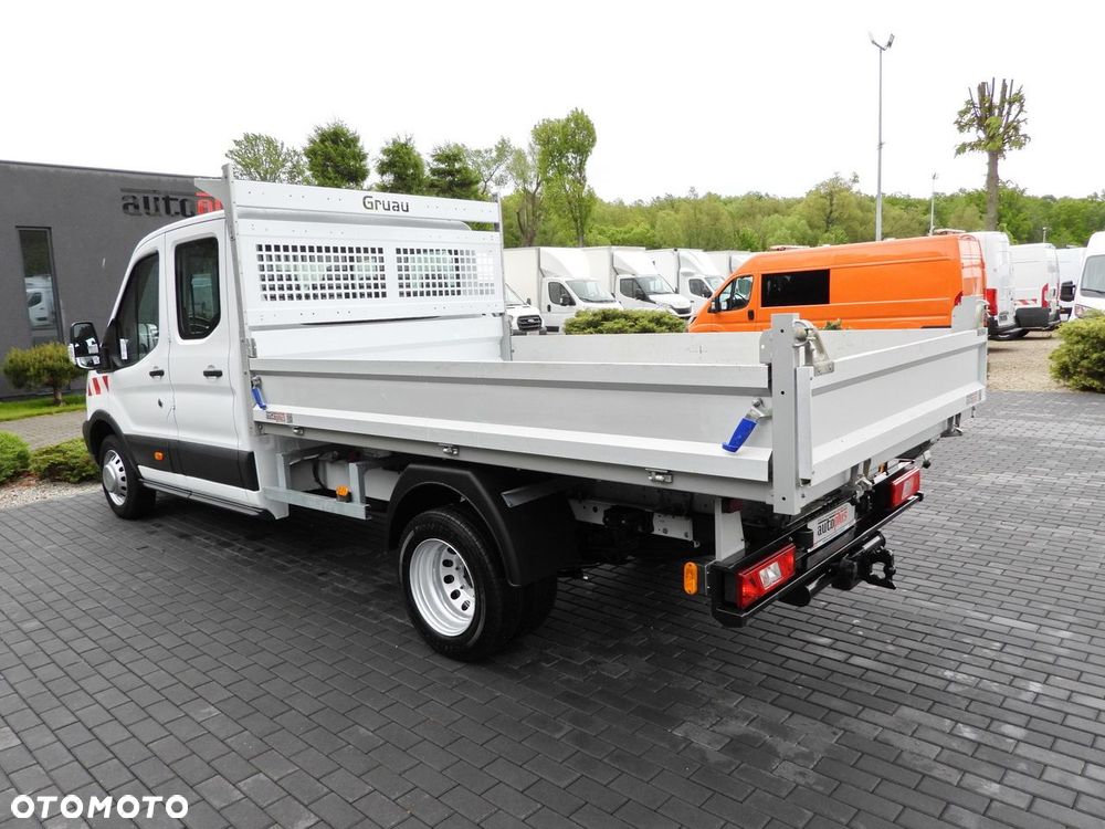 Ford TRANSIT WYWROTKA PODWÓJNA KABINA DOKA 6 MIEJSC TEMPOMAT KLIMATYZACJA BLIŹNIACZE KOŁA  170KM - 10