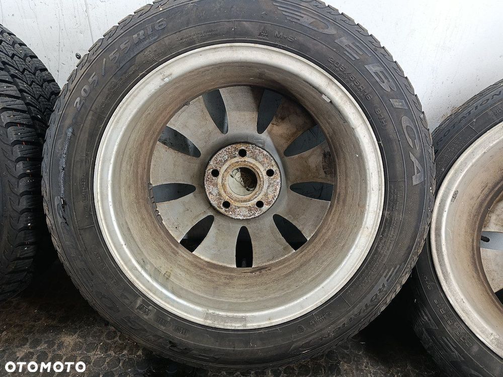 FELGI ALUMINIOWE KOMPLET 16 Z OPONAMI AUDI A4 B7 8E0601025AE  205/55R16 - 13