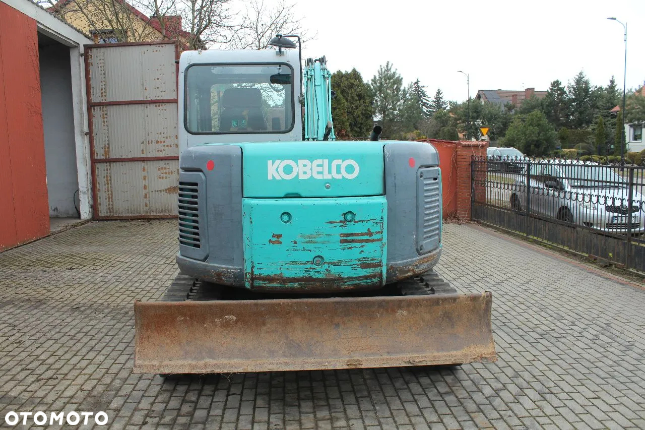 Kobelco SK 80 MSR 7700 kg GUMOWE GĄSIENICE 2 ŁYŻKI KLIMATYZACJA - 3