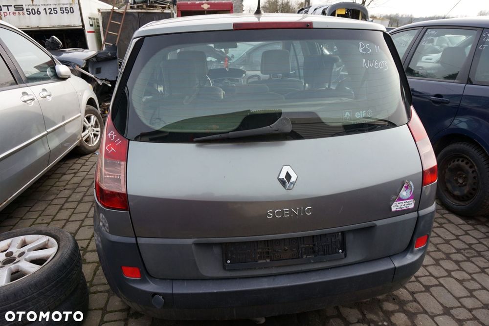 RENAULT SCENIC II PH1 2004 NV603 1.5 DCI K9K722 81KM JR5103 SZARY na części - 5