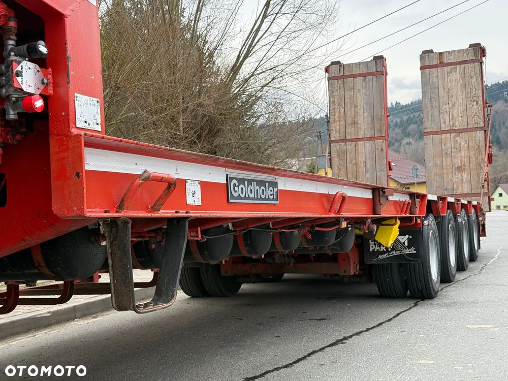 Goldhofer Naczepa Niskopodłogowa Goldhofer * 4 Osie * Bardzo Dobry Stan *Niskopodwozie - 6
