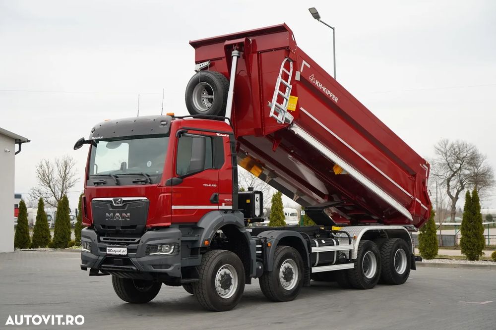 MAN TGS 41.480 / 8X6 / BASCULATOR / AUTOMAT / NOU-NOUȚ / ECHIPAMENTE FOARTE BOGATE / - 2