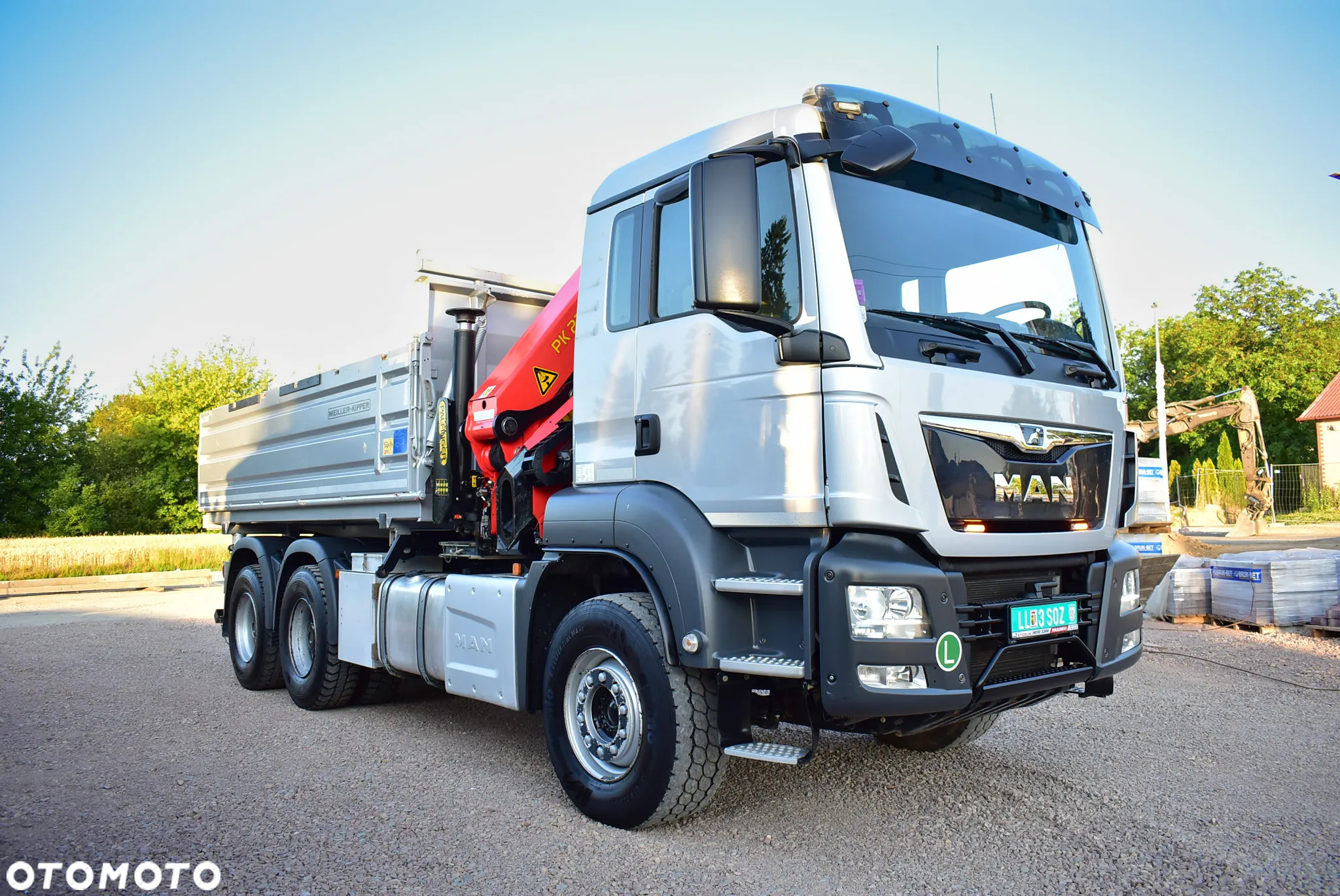 MAN TGS 33.470 6x4 BB !Euro 6 D! Wywrotka 3-Str. Meiller-Kipper / Bordmatic/ Palfinger PK 22002/ Pilot/ Chwytak/ Traxon/ Sprowadzony/ Stan wzorowy ! - 4