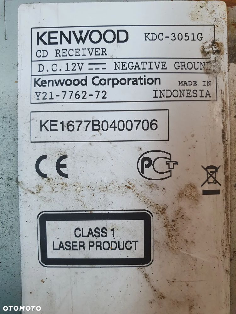 Radioodtwarzacz KENWOOD KDC-3051G RADIO SAMOCHODOWE - 5