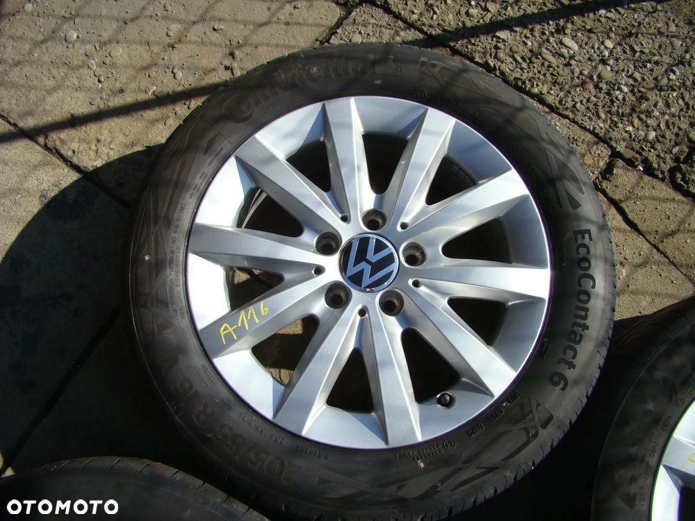 a116 5x112 VW Golf V VI VII VIII Jetta Touran Caddy 6,5jx16 Lato 205/55 - 5