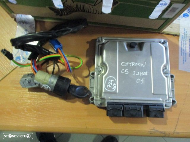 Centralina 9645534880 0281010885 CITROEN C5 2001 2.2HDI BOSCH - 2