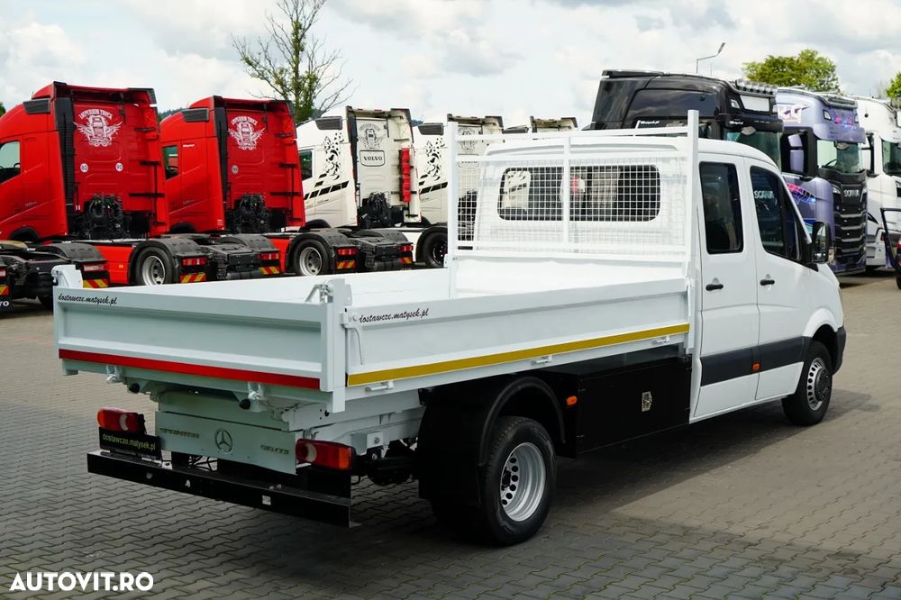 Mercedes-Benz SPRINTER 516 CDI / BASCULĂ DIN OȚEL - 3,5 M / CAMION BASCULĂ DIN OȚEL - 7 LOCURI / DOUĂ LOCURI / MANUALĂ / IMPORTATĂ - 16