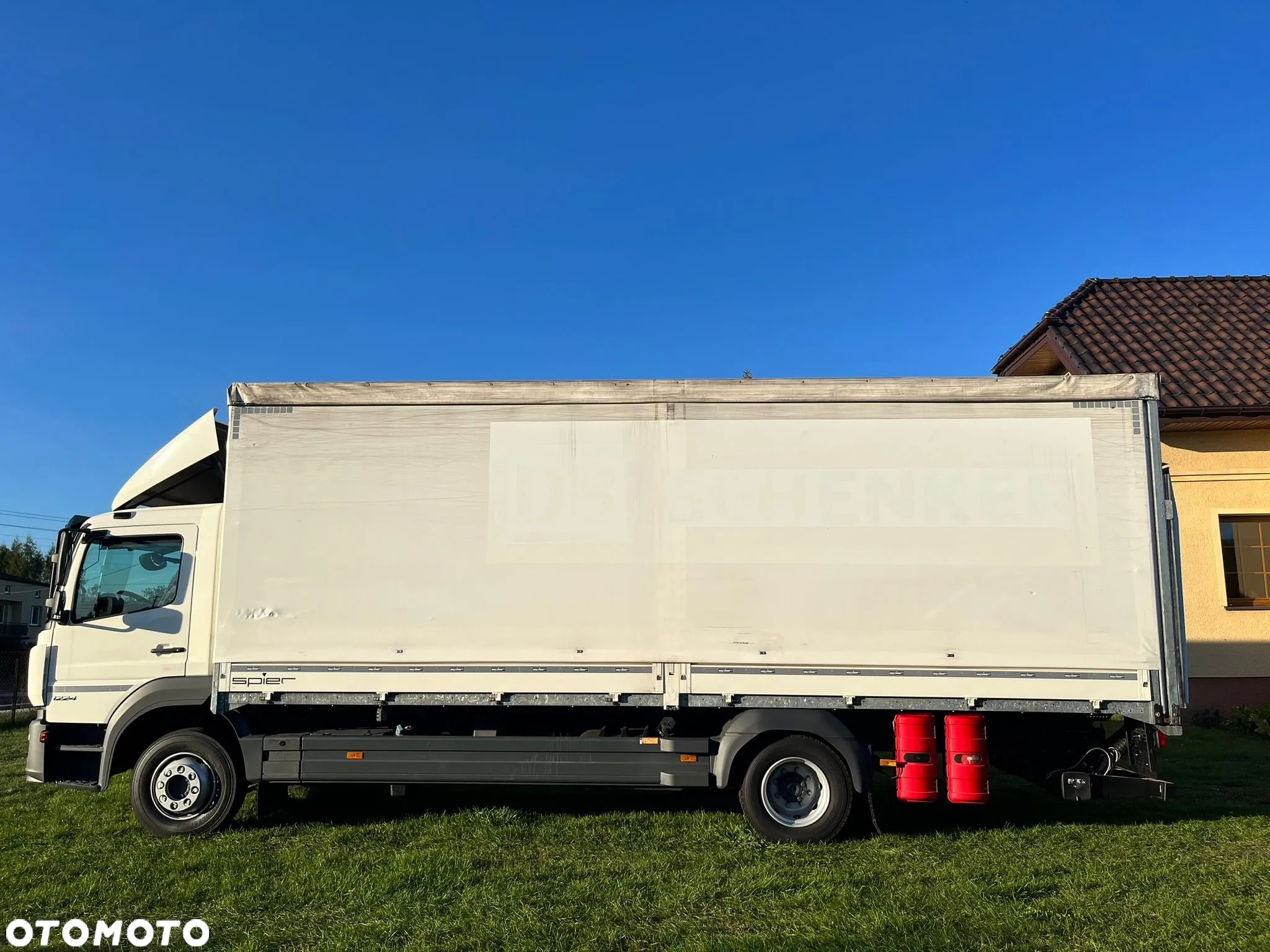 Mercedes-Benz ATEGO 1224L BURTO-PLANDEKA 7.20 m | WINDA | - 10
