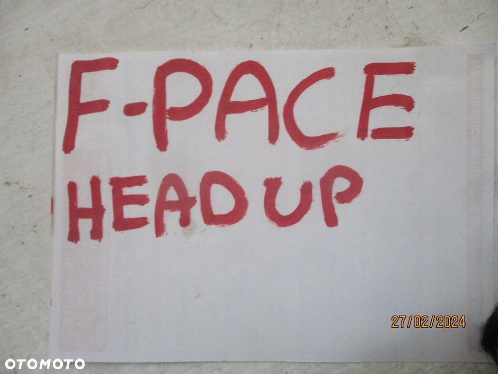 Konsola pulpit deska JAGUAR FPACE F PACE HEADUP HEAD UP - 4