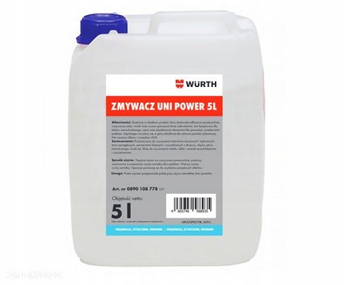 Zmywacz do hamulców Wurth Uni Power 5 l - 1