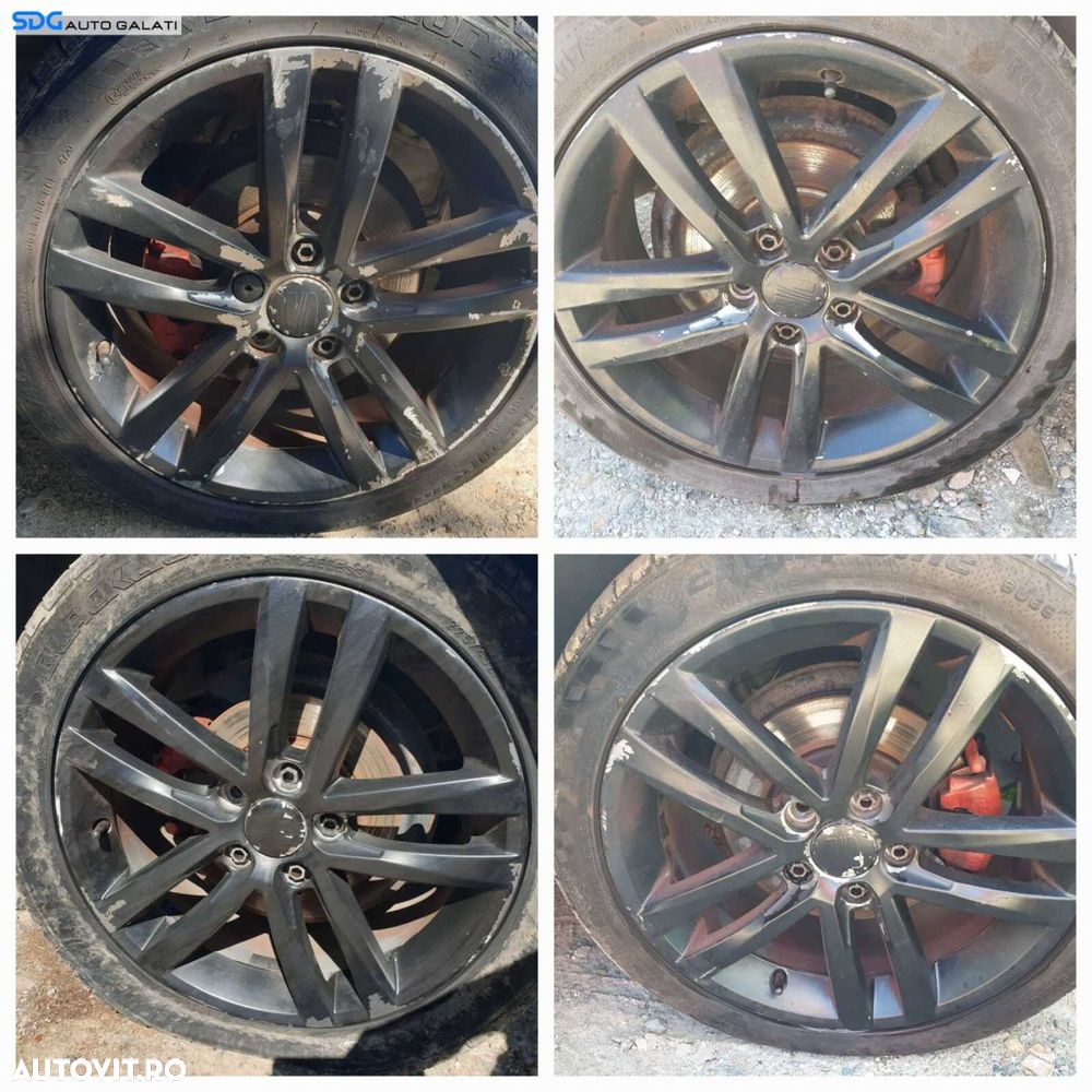 Set 4 Jante Roti Aliaj SALVADOR Anvelope Cauciucuri Vara Blacklion Champoint BU66 225 45 17 R17 5x112 Volkswagen Passat CC 2009 - 2012 [C1528] - 1