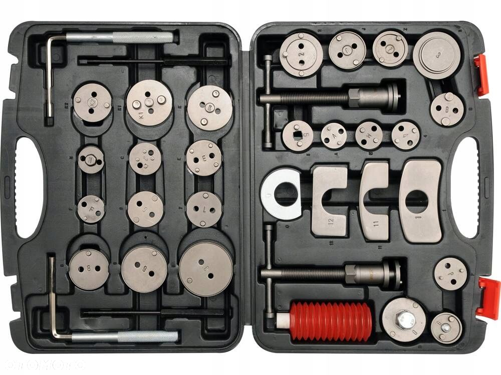 YATO ZESTAW SEPARATORY DO ZACISKÓW HAMULCOWYCH 35 CZĘŚCI TŁOCZKI HAM 06822 - 2