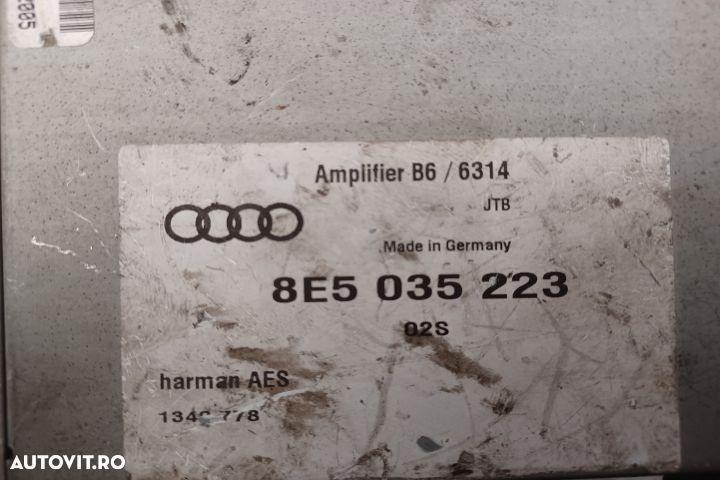 Amplificator audio 8E5035223 8E5035223 Audi A4 B6 [2000 - 2005] Avant - 5