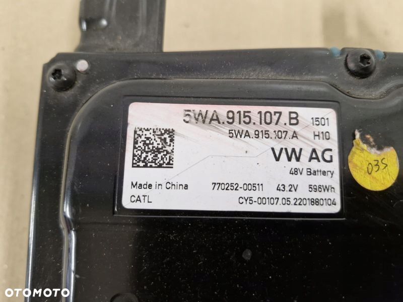 VW VOLKSWAGEN GOLF VIII OCTAVIA IV 4 1.0 ETSI HYBRYDA BATERIA AKUMULATOR - 4