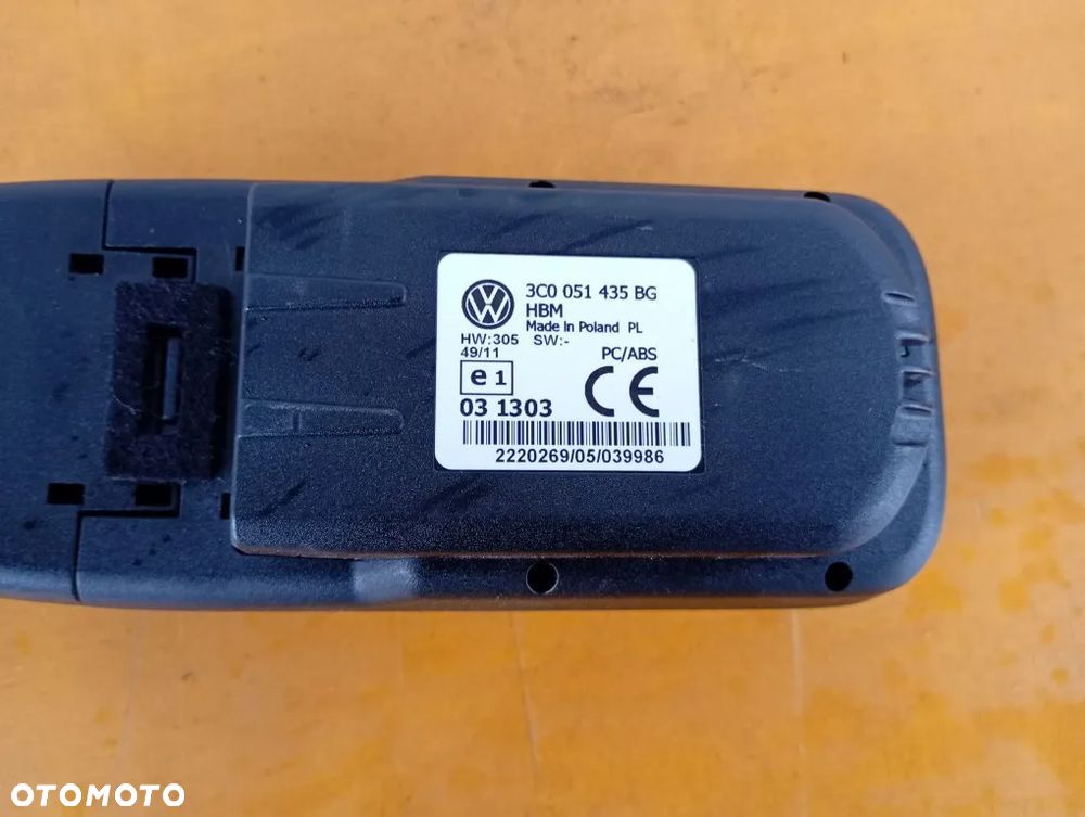 uchwyt na telefon adapter bluetooth vw passat b7 cc 2008-2012r 3c0051435bg - 4