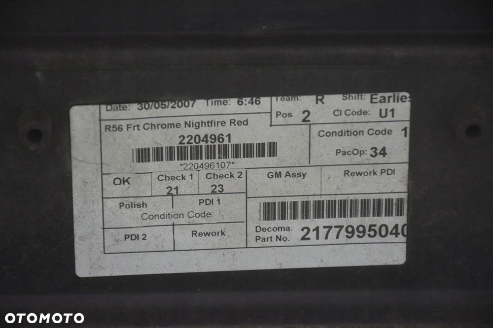 zderzak przedni * przód mini cooper one r56 857/3 - 9