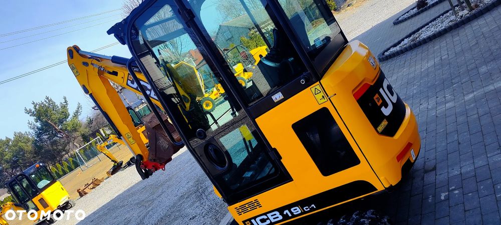 JCB JCB 19 C -1 ful opcja najbogatsza jak nowa mini koparka sprowadzona 8020 1 wł 8018 okazja 16 - 15