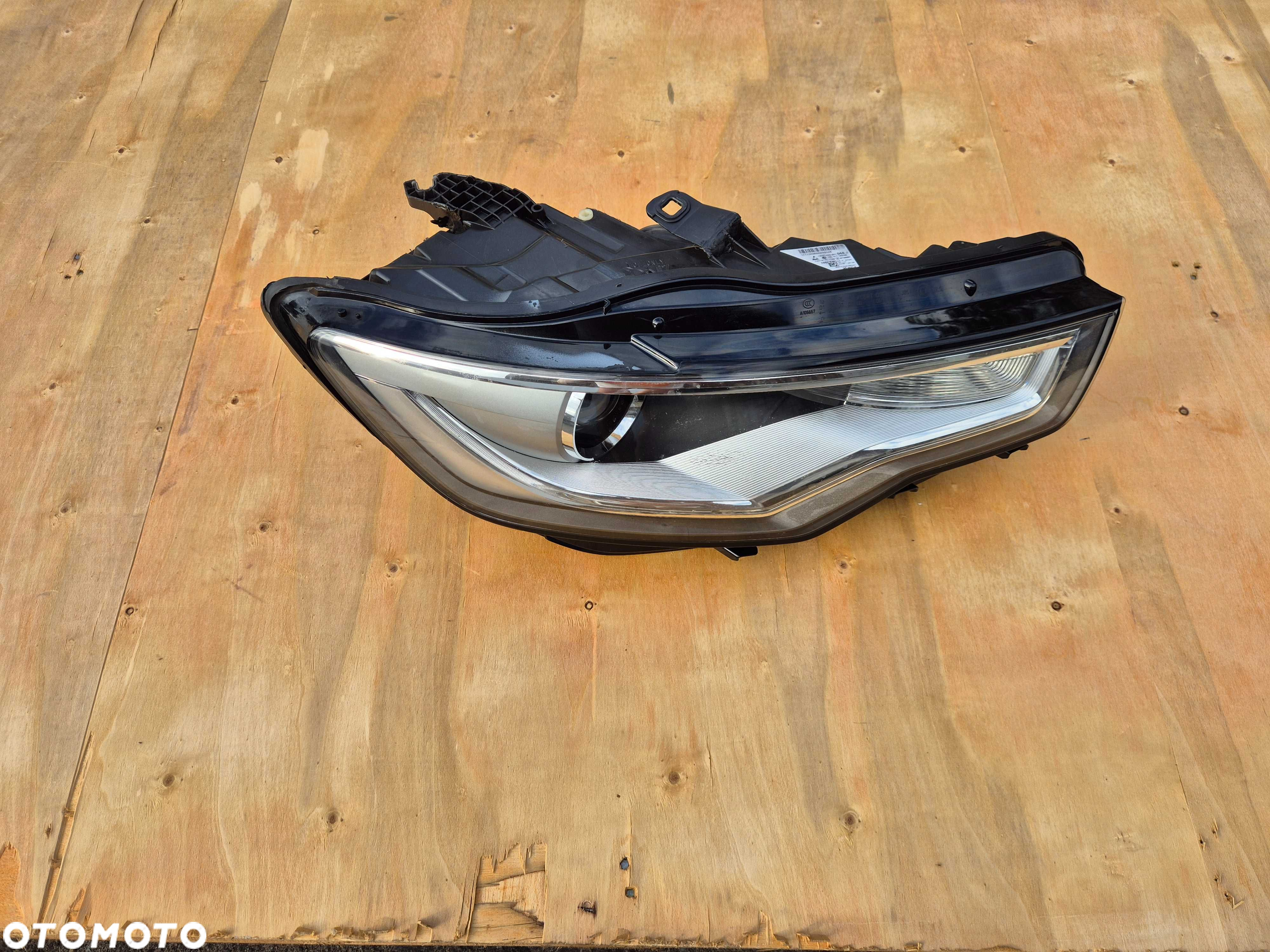 Prawa Przednia Lampa Reflektor Audi A6 S6 C7 Oryginał Europa Xenon LED - 2