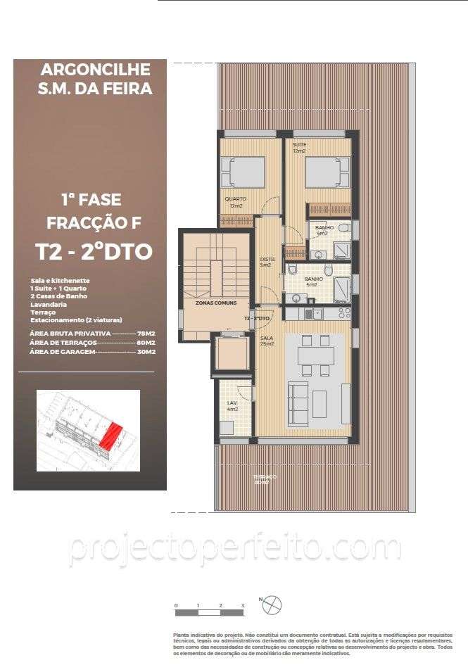 Apartamento T2 Venda em Argoncilhe,Santa Maria da Feira - Grande imagem: 4/12
