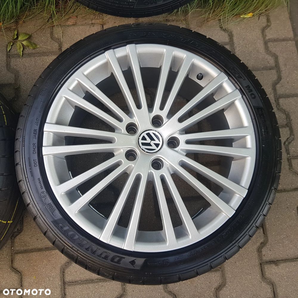 4x 8x18 ET45 235/40R18 Dunlop Sport Maxx GT Używany komplet kół aluminiowych  z oponami letnimi Audi ,Seat, Skoda, VW - 3
