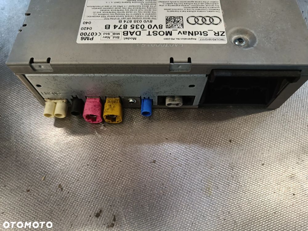 Radio Nawigacja Audi A3 8V Multimedia Czytnik 8V0035874B - 3