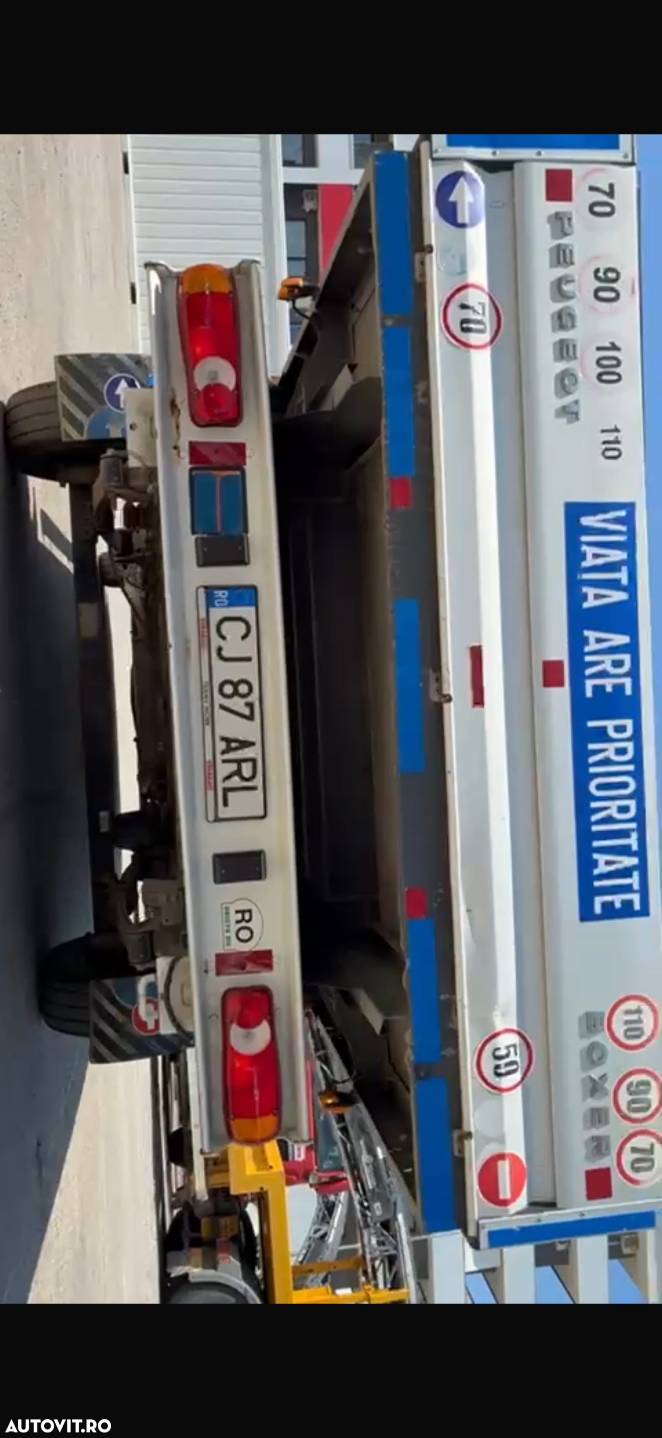 Peugeot Boxer III L3 KD Pick-Up Platforma Fiat Citroen Ford Bena Aluminiu 2018 2.0 Diesel Unic Proprietar de Noua Istoric Service Complet AC Stare Buna - 18