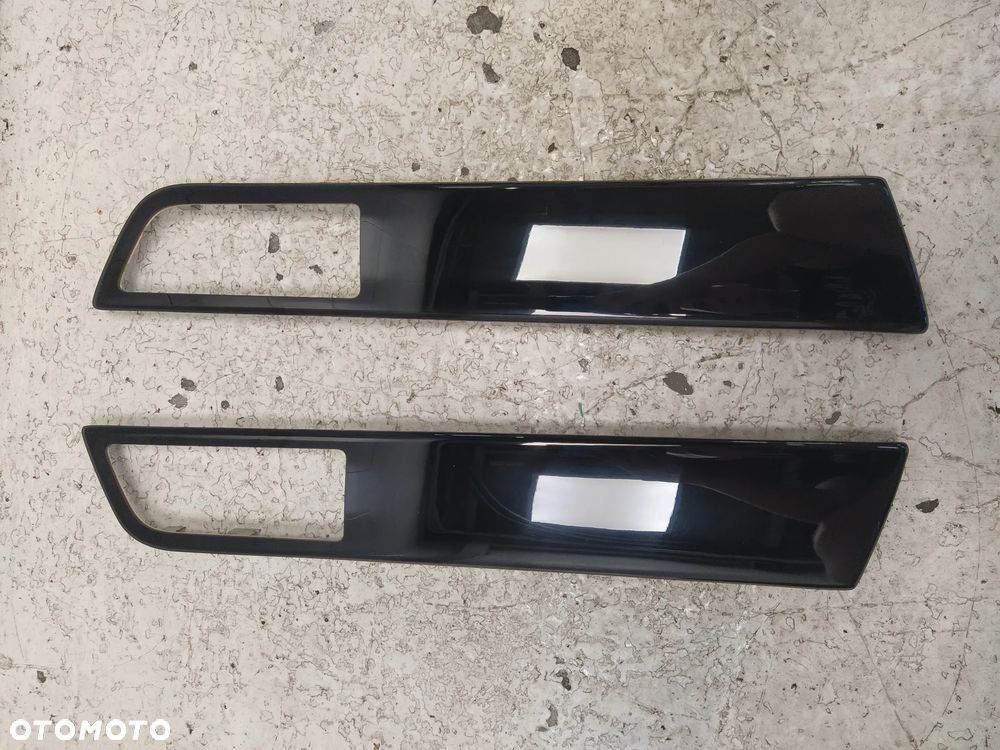 RANGE ROVER SPORT L320 LIFT LISTWA LISTWY DRZWI TUNELU ŚRODKOWEGO BOCZNE LEWA PRAWA KOMPLET CARBON / CZARBY POŁYSK ORYGINAŁ - 22