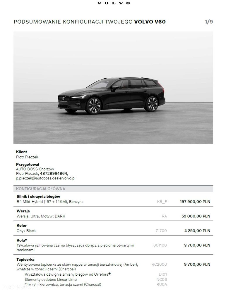 Volvo V60 B4 B Ultra Dark - 11