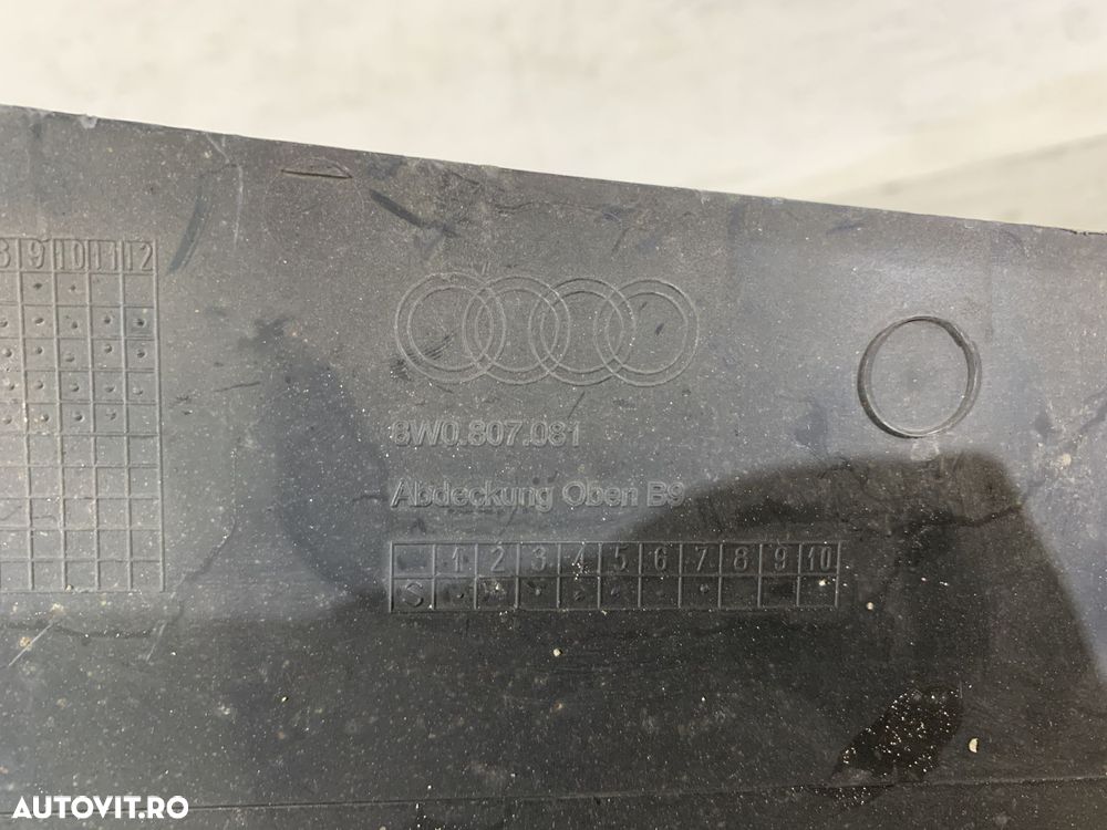 Inchidere Bara fata superioara, Audi A4 B9, 2016, 2017, 2018, 2019, cod origine OE 8W0807081. - 3
