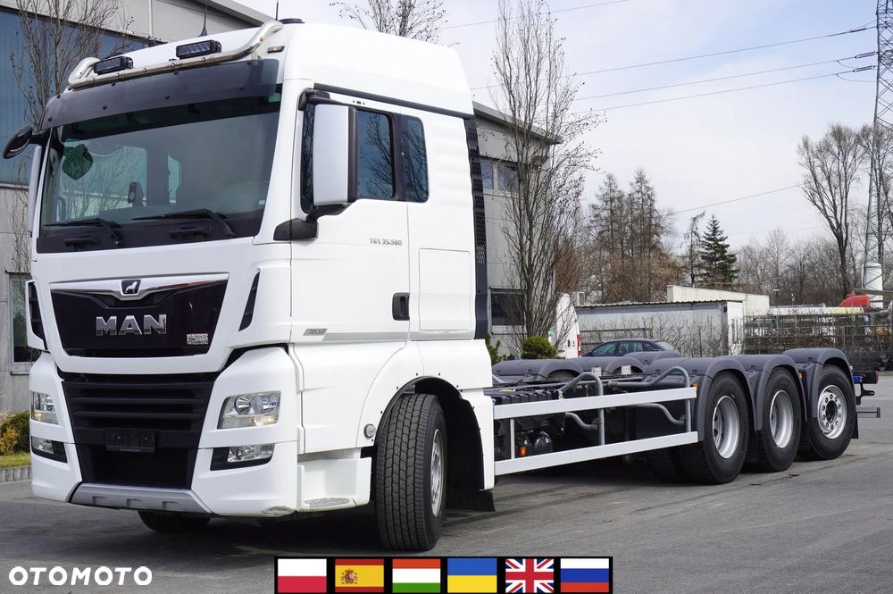 MAN TGX 35.580 8x4-4 / rama 830 cm / oś skrętna / 260 tys. km - 1