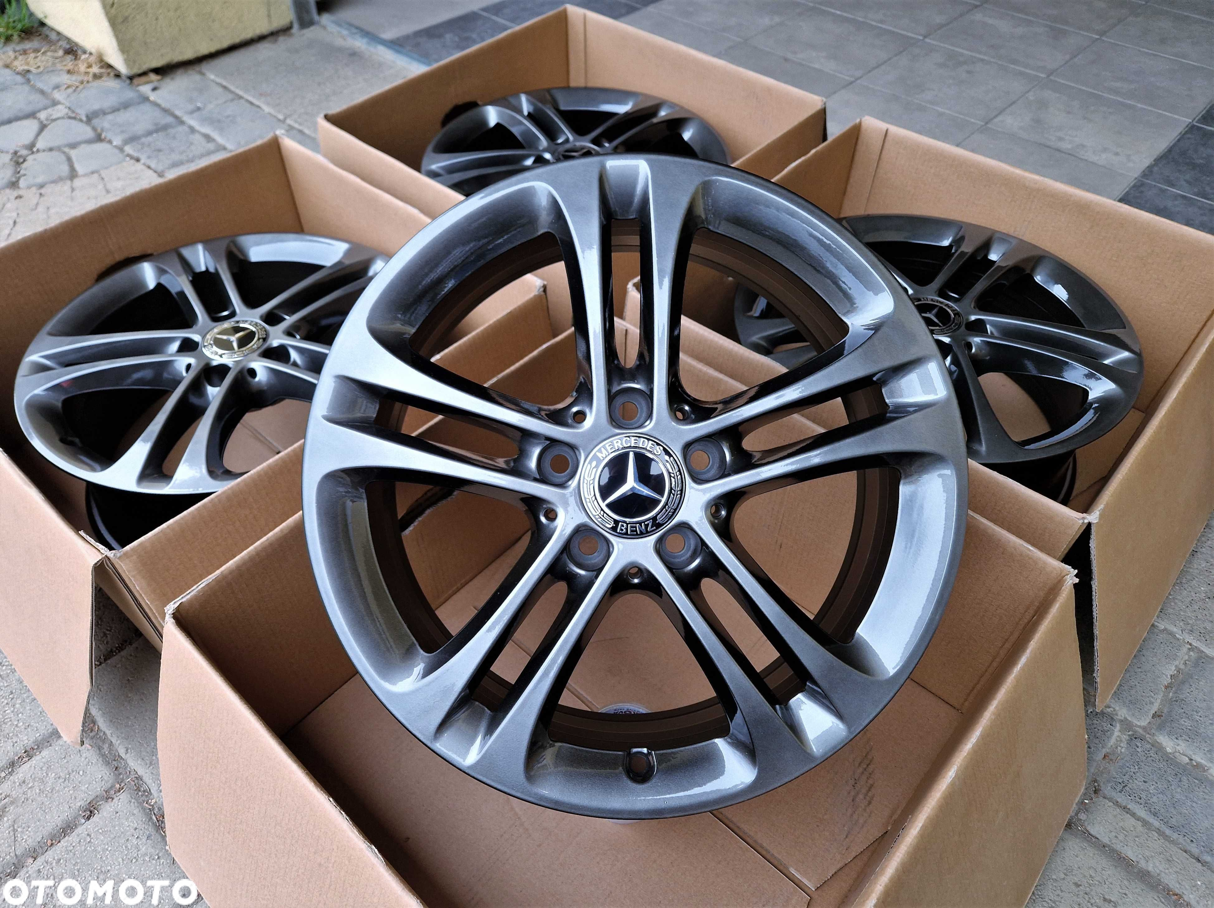 Alufelgi 17 Chrom Shadow! Mercedes A B C CLA GLA Vito Viano 5x112 811# - 4